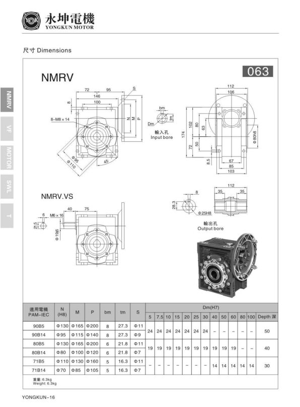 063蝸輪蝸蝸桿減速機(jī)RV機(jī)配電機(jī)